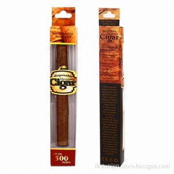 Huge Vapor Disposable E-cigarette, Up to 500 Puffs, Dark Brown Appearance, 1.5mL E-liquid Contains